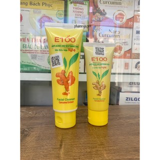Sữa rửa mặt nghệ e100 50g/100g