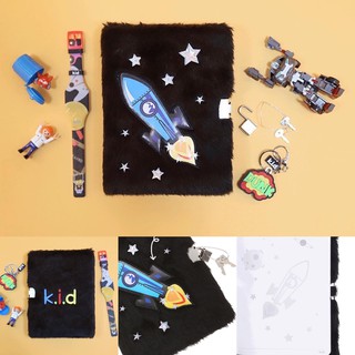 QUYỂN SỔ LÔNG TƠ PHI THUYỀN ĐEN - BIGKID