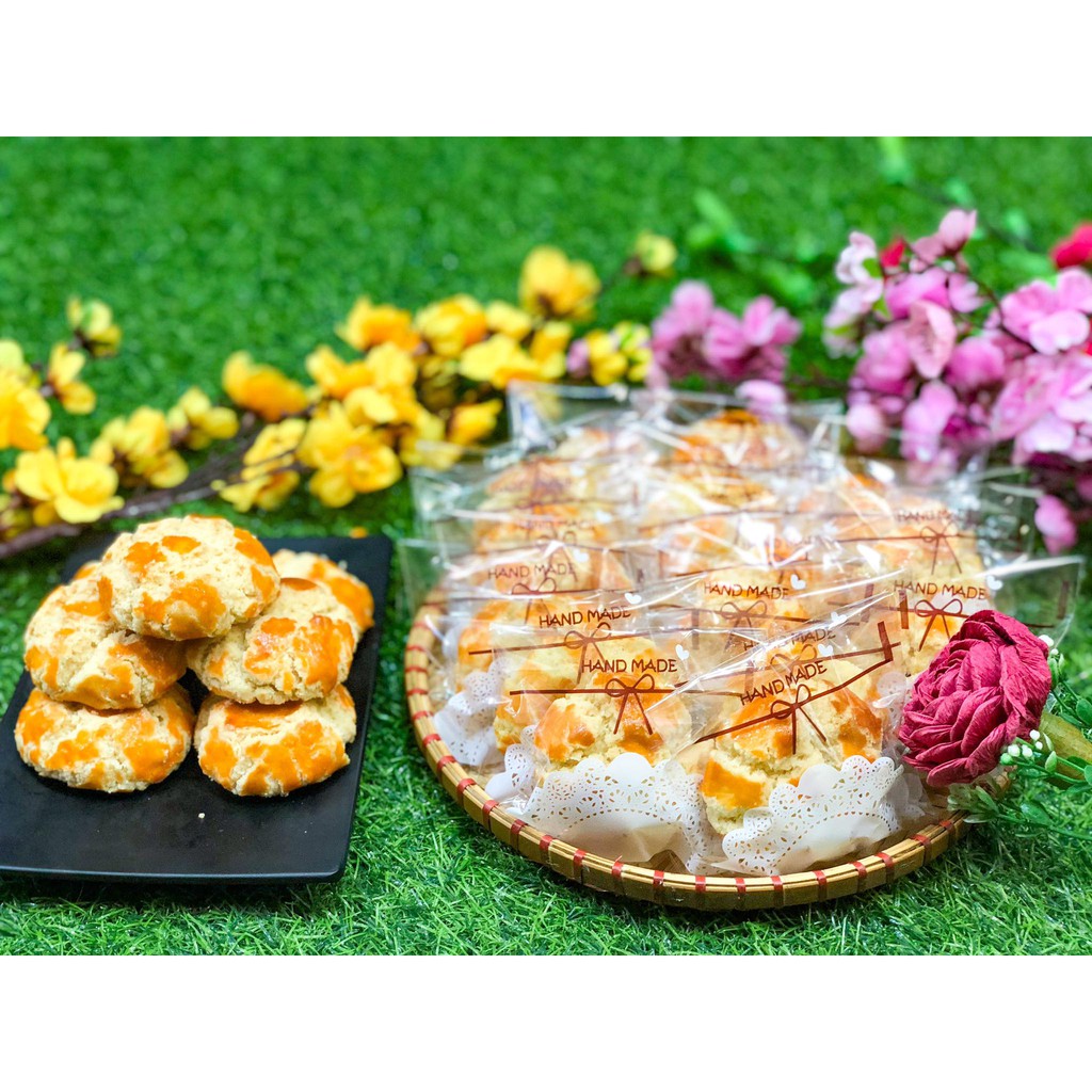 [HỘP QUÀ TẾT] Set hộp quà tặng ÉN VÀNG MIX 3 LOẠI BÁNH ( bánh sữa hột gà+bột đậu mặn+bột đậu chay) cực kì ngon và rẻ