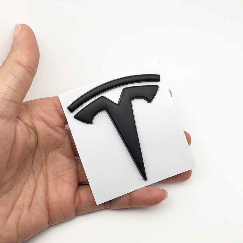 FENDER Logo 3D bằng kim loại dán trang trí đuôi xe hơi Tesla Model S Model X 3 P100D P85D 200