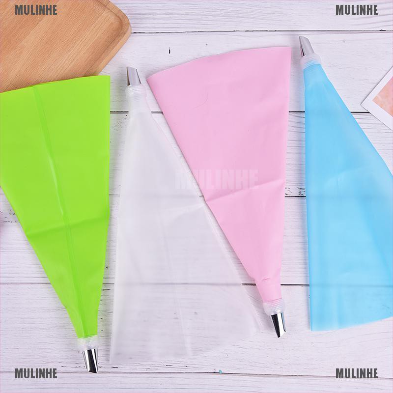 Bộ Túi Bắt Bông Kem Bằng Silicone Tiện Dụng