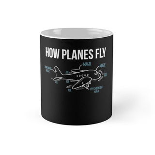 Cốc sứ in hình - How Planes Fly Funny Aerospace Engineer Engineering - MS 2624