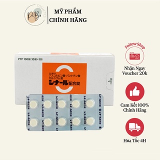 Viên uống vitamin c trắng da cinal c - 100 viên - nhật bản