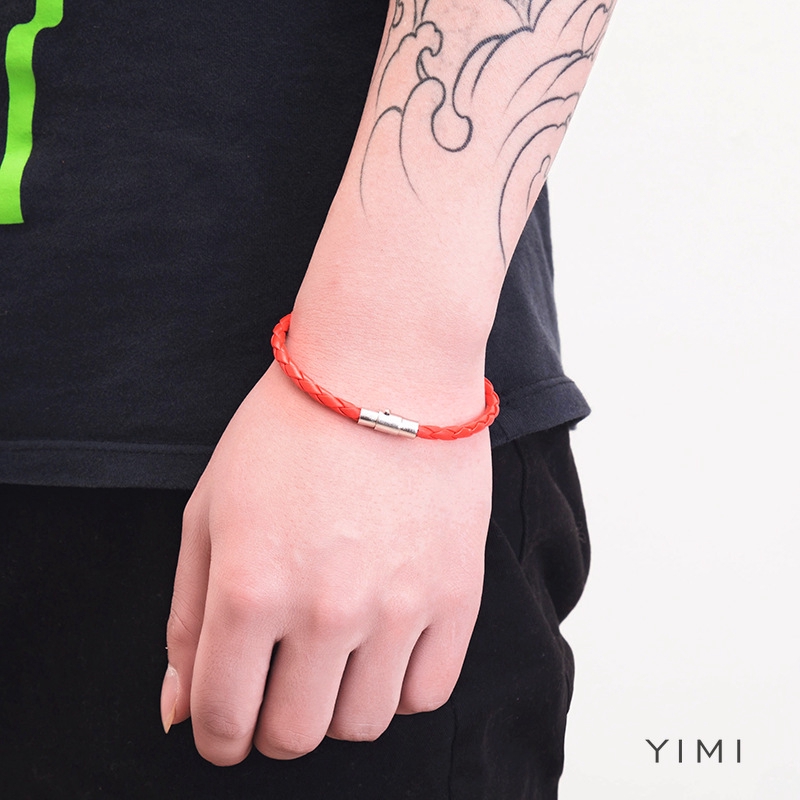 💞Yimi💞Vòng Tay Da Nhiều Sợi Phong Cách Hàn Quốc Cho Nam Và Nữ | BigBuy360 - bigbuy360.vn