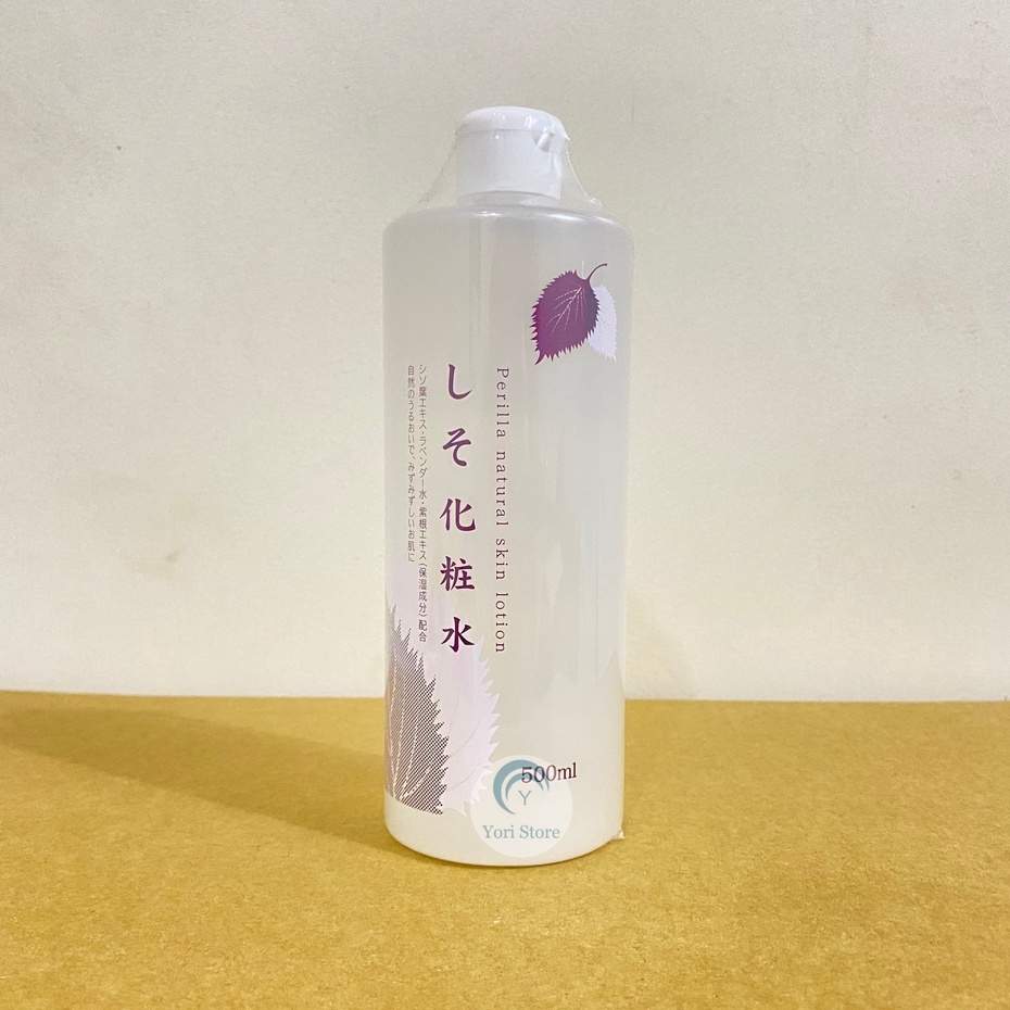 Nước hoa hồng lá tía tô Dokudami Perilla Natural 500ml Nhật Bản