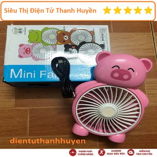 Quạt Tản Nhiệt Lợn Hồng Cute Lạc Lối, Giải Tỏa Cái Nóng Mùa Hè