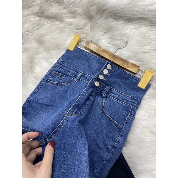 [XẢ KHO ] Quần BÒ - QUẦN JEAN 4 KHUY CẠP CAO MẪU MỚI SIÊU TÔN DÁNG - LEE BOUTIQUE