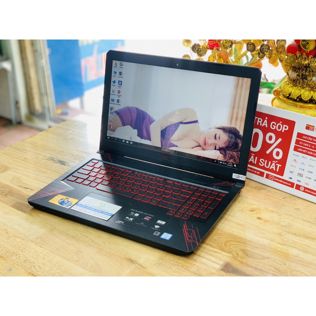 Laptop Asus Gaming FX504GE i5-8300H Ram 8G SSD 128G+HDD 1TB Nvidia 1050Ti 15.6 inch FHD | BigBuy360 - bigbuy360.vn