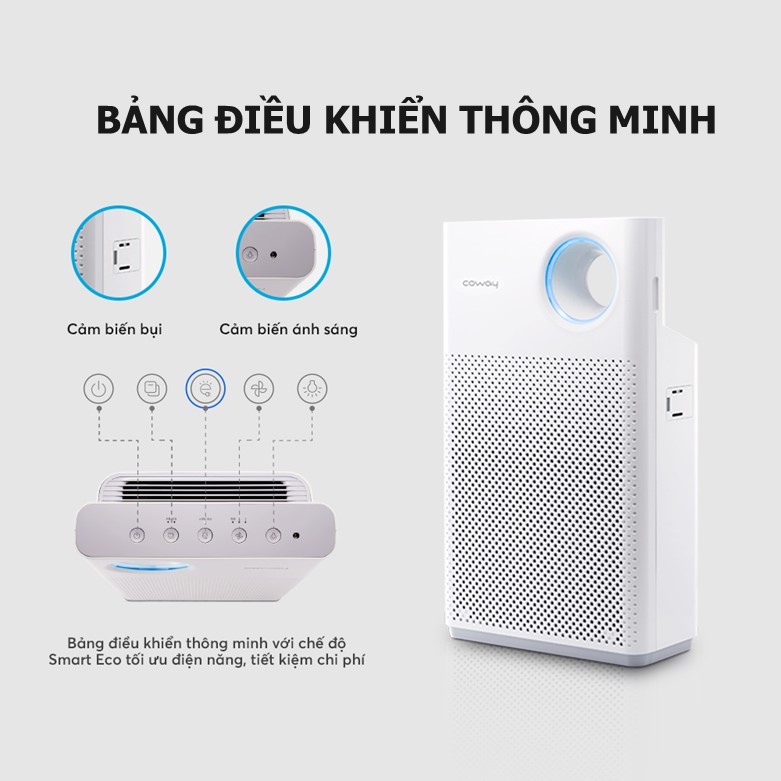 Máy Lọc Không Khí Cao Cấp COWAY Classic AP-1018F