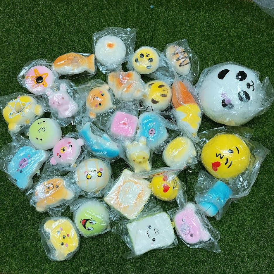 [Mã SKAMSALE8 giảm 10% đơn 200K] Đồ chơi Squishy mini ngẫu nhiên kèm móc khóa S141