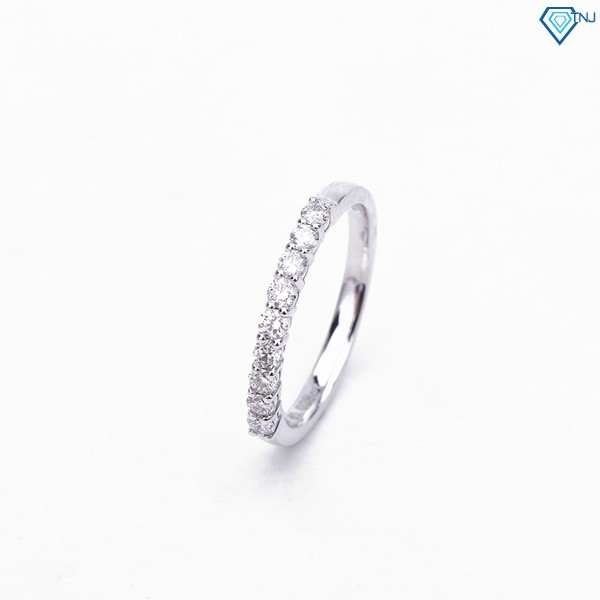 Nhẫn đôi bạc nhẫn cặp bạc đẹp đính đá đơn giản ND0152 - Trang Sức TNJ