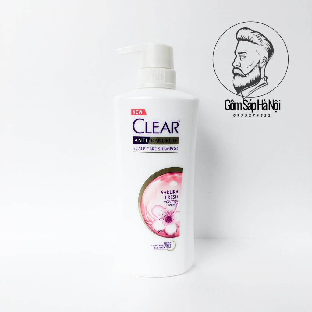 Dầu Gội Clear Bạc Hà - Anh Đào - Men Thái Lan