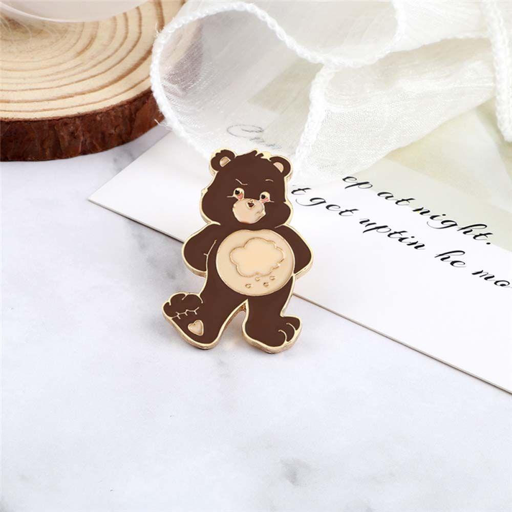 Ghim Cài Áo Hình Gấu Brown Giận Dữ Đáng Yêu