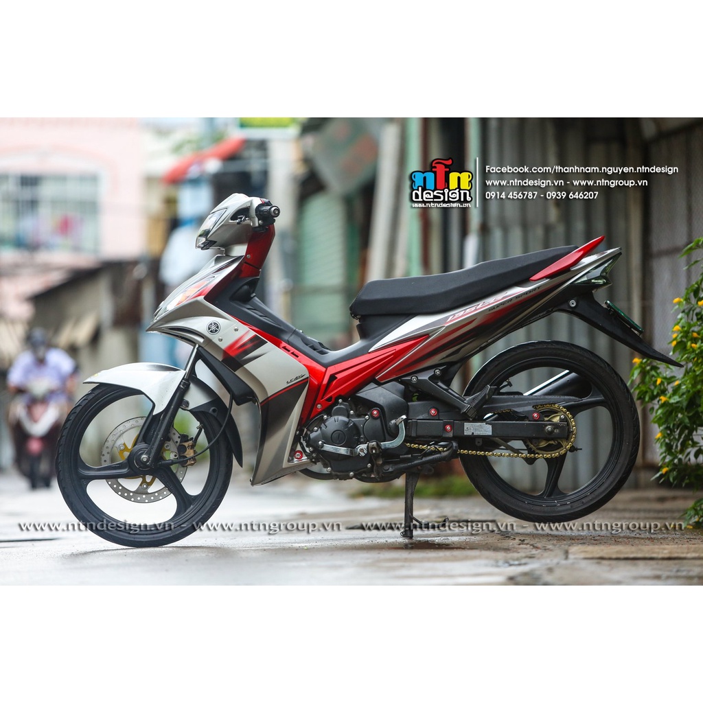 Tem rời exciter 2010 bạc đỏ đen