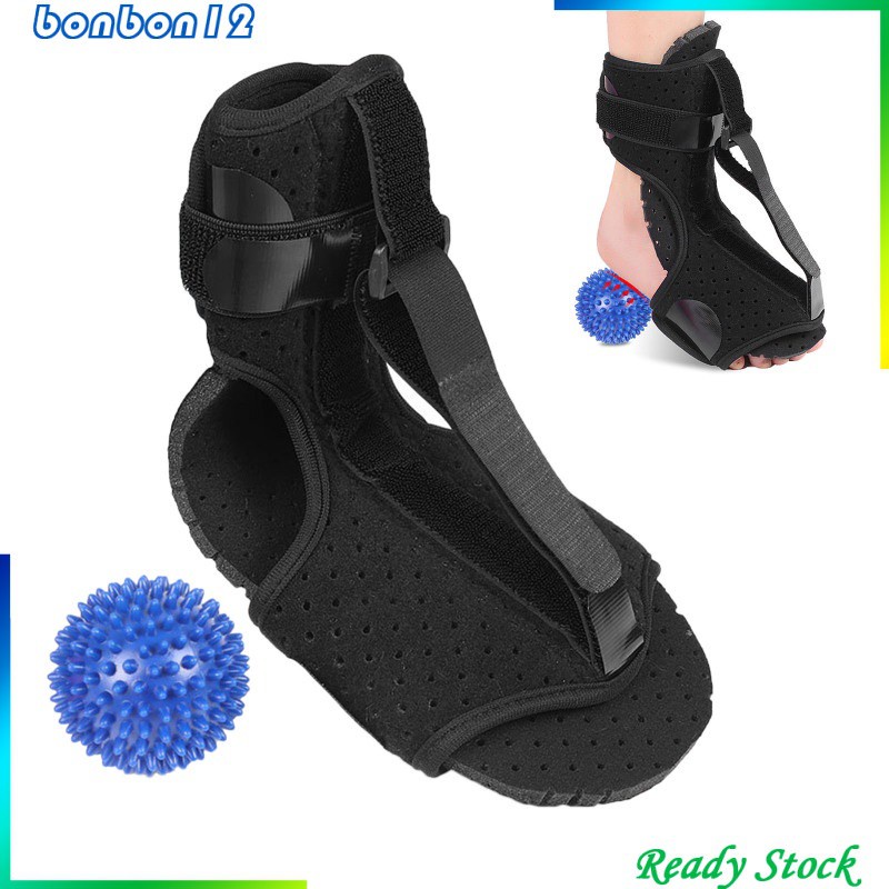 Nẹp bàn chân ban đêm/ giảm sưng/ cho bệnh cân gan chân có thể điều chỉnh/Set nẹp + bóng mát xa