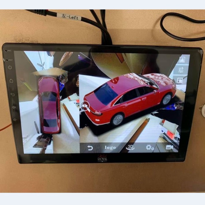 Sản Phẩm Bộ kết hợp màn hình DVD Android và Camera hành trình 360 độ cao cấp 2 trong 1 dùng cho xe ô tô .