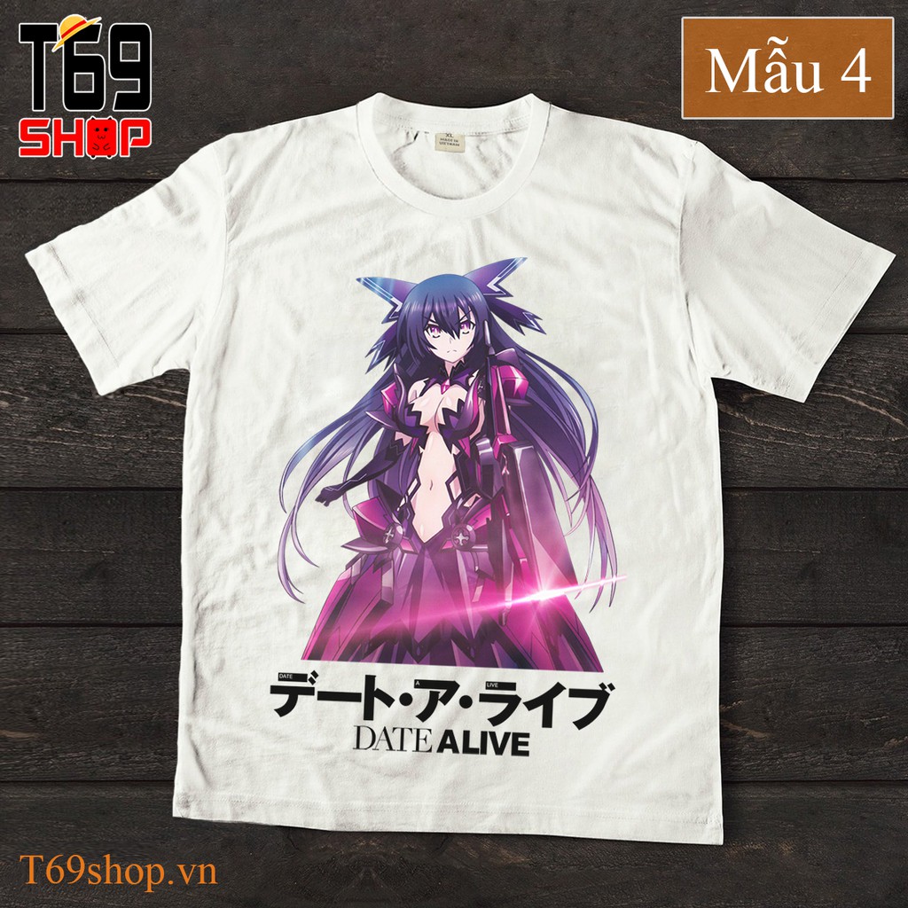 Áo thun anime Date A Live (Có nhiều mẫu)