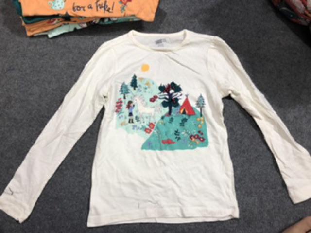 HOT 3 áo dài tay bé gái 7-8y