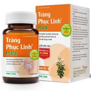 [CHÍNH HÃNG] Tràng phục linh plus - lọ 80 viên