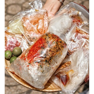Bánh tráng trộn hành ruốc sa tế cay