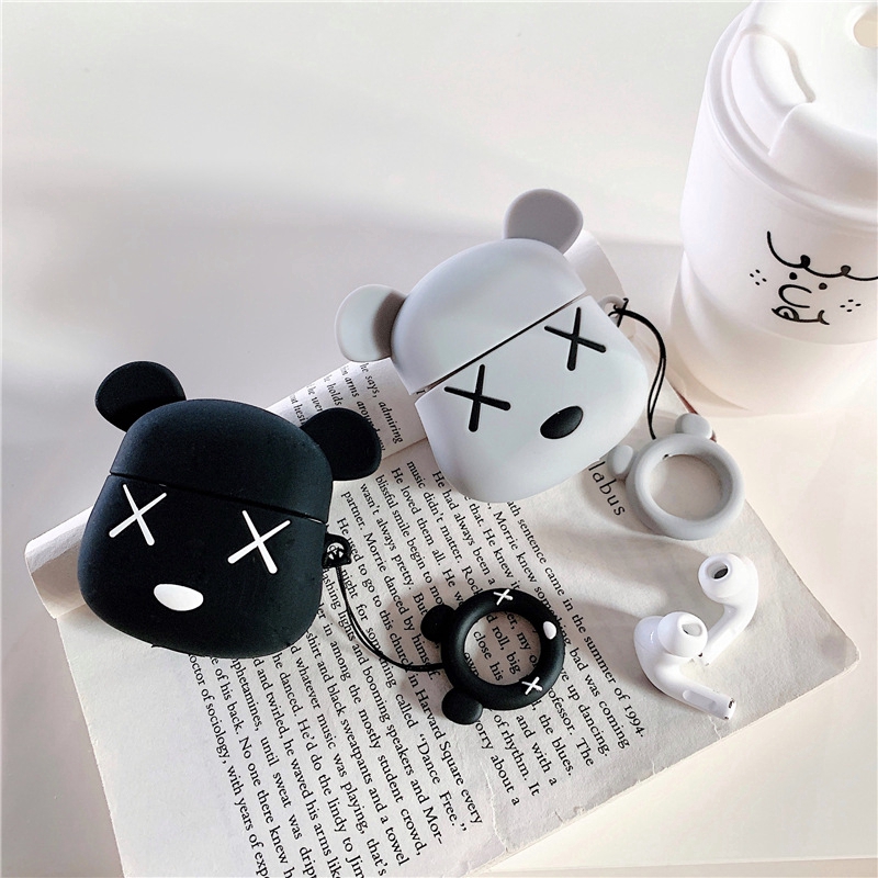 AirPods Pro Case Protective Case Popular Kaws Bearbrick  AirPods 3 Silicone Case