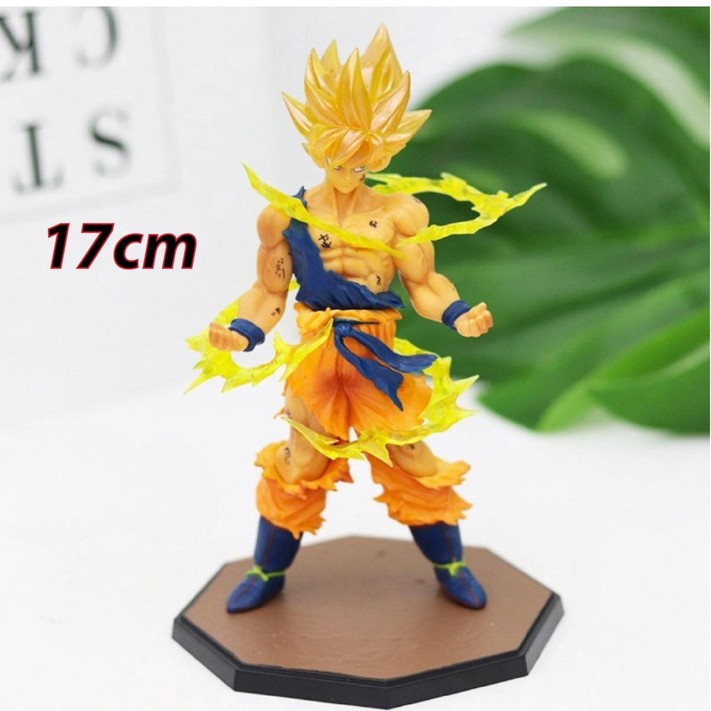 Mô hình Dragon Ball Songoku super saiyan cực chất, figure mô hình 7 viên ngọc rồng decor trang trí siêu đẹp