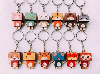 Móc khoá gỗ bán sỉ