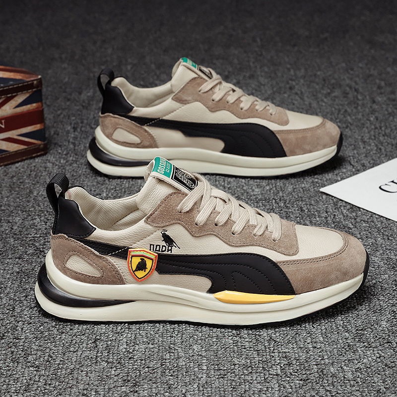 Giày nam da lộn phong cách thể thao năng động. chất liệu bền êm. thiết kế độc đáo mới lạ - Mã SP: 8168