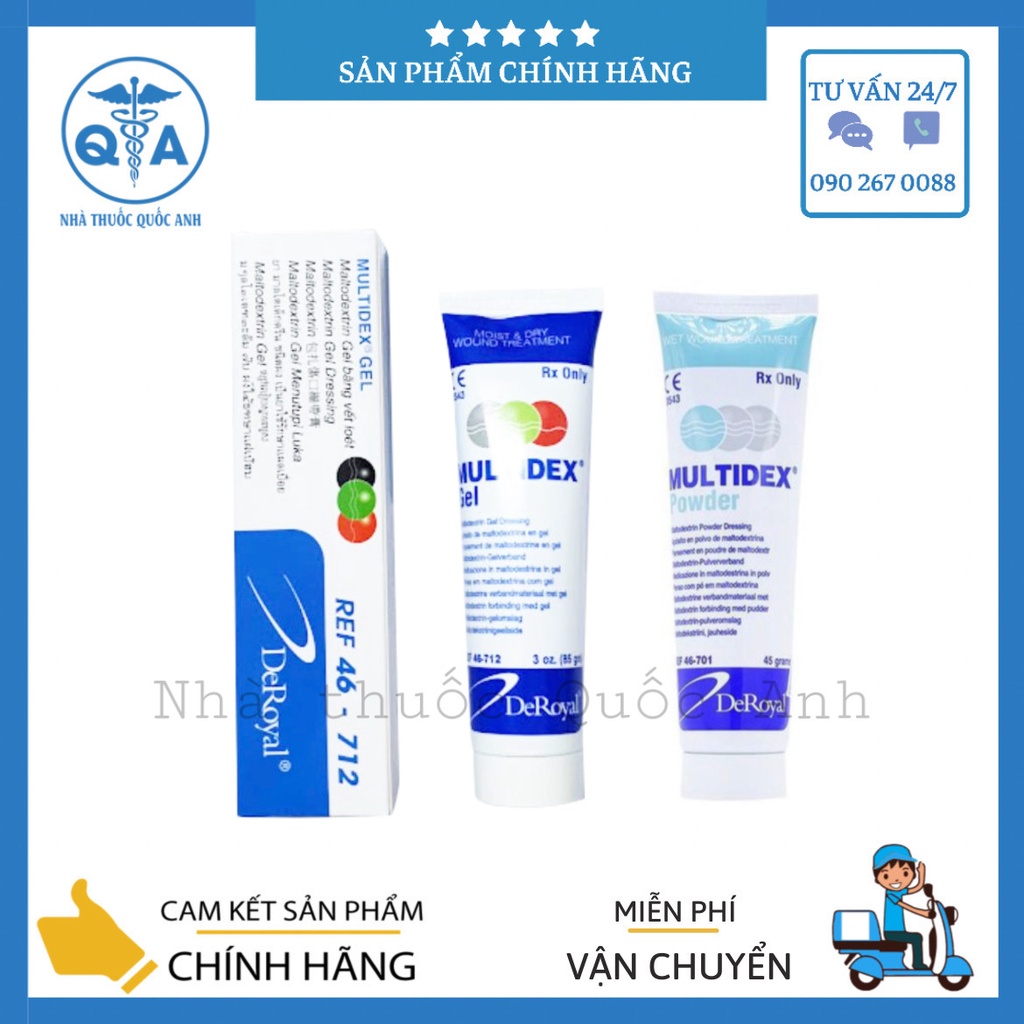 Multidex Ref 46 dạng Bột và dạng Gel HỘP/TUÝP 45GR/85gr