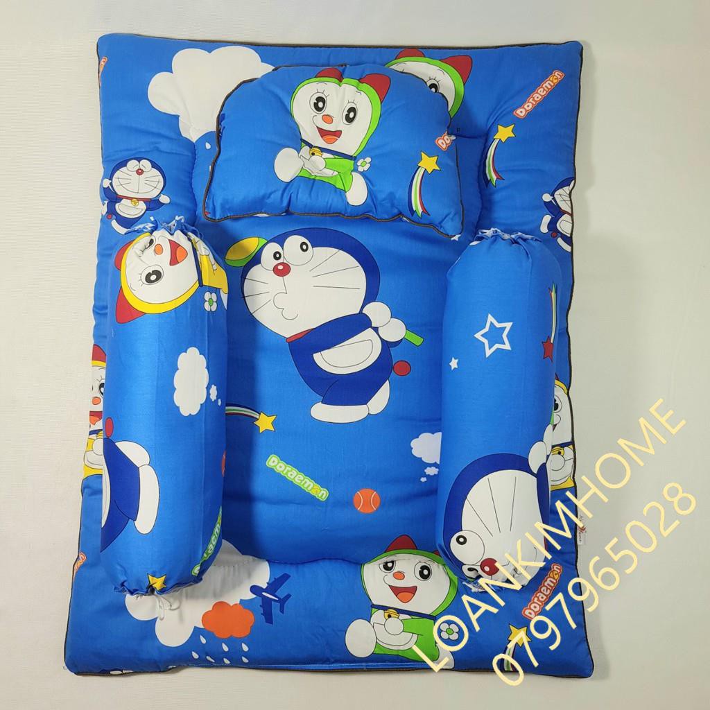 [KIMHOME] BỘ NỆM SƠ SINH COTTON CHẦN GÒN CHO BÉ 0- 18 THÁNG