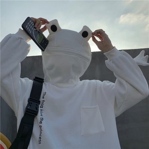 Áo Hoodie Mũ Hình Con Ếch Thời Trang Cao Cấp Cho Các Cặp Đôi | BigBuy360 - bigbuy360.vn
