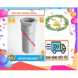 Nối ren trong nhựa -pvc bình minh: phi 21mm, 27mm, 34mm,42mm,49mm,