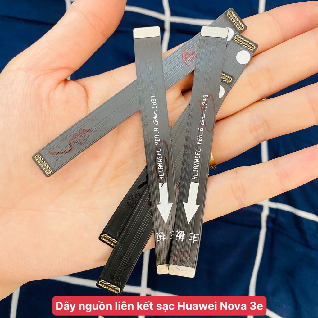 Dây nguồn liên kết main cụm sạc Huawei Nova 3e, cáp nối main sạc, flex cable sub main Huawei Nova 3e, bảo hành đ