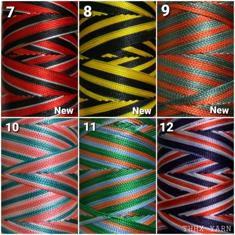 Sợi dù màu loang 1mm