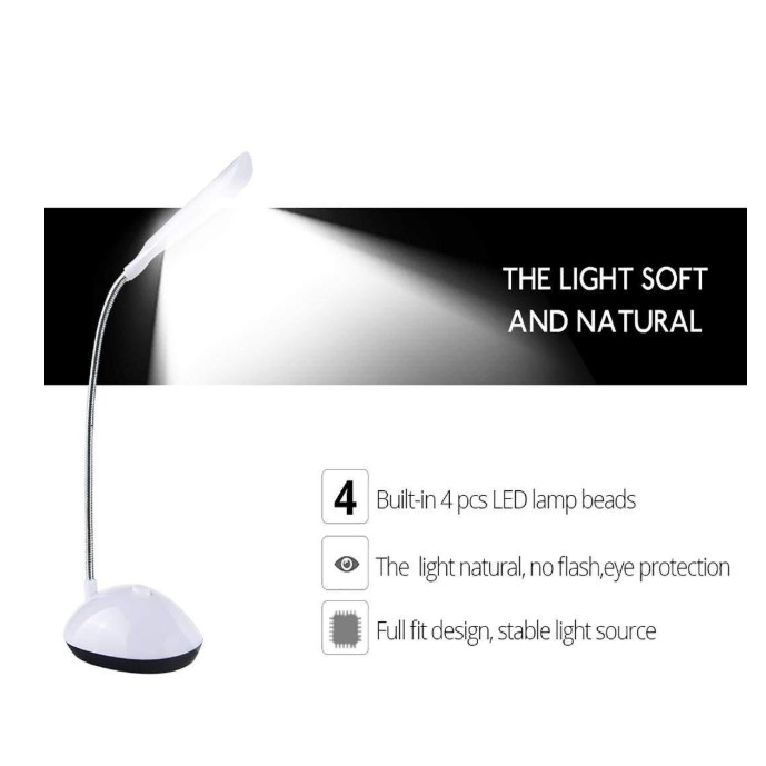 Đèn LED để bàn bảo vệ mắt của trẻ em chạy bằng pin 3AA