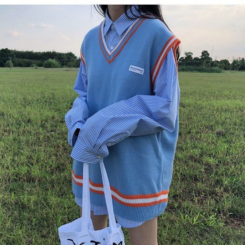 Áo Gile Len Colorpop Nhiều Màu - Ulzzang Hàn Quốc - Titto Closet