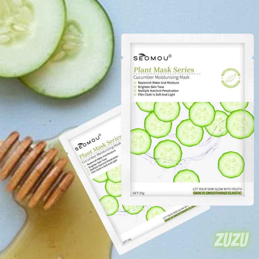 [N111] Mặt nạ giấy cấp ẩm, dưỡng trắng, làm dịu da, loại bỏ bã nhờn và cung cấp dưỡng chất cho da