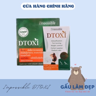 Viên uống detox kiểm soát cân nặng DTOXI – Full hộp 10 vĩ 100 viên