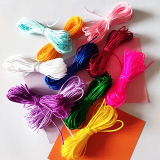Set 5m dây cotton macrame 0.8mm -  - Nguyên liệu làm vòng tay, trâm cài tóc, đồ thủ công handmade DIY