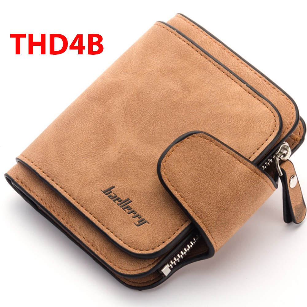 Ví Nữ Thời Trang Cao Cấp Baellerry Da Lộn For Young THD4