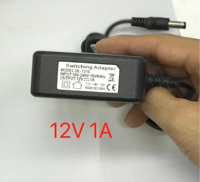 Nguồn adapter DVE 12v-1a ( chân tròn)