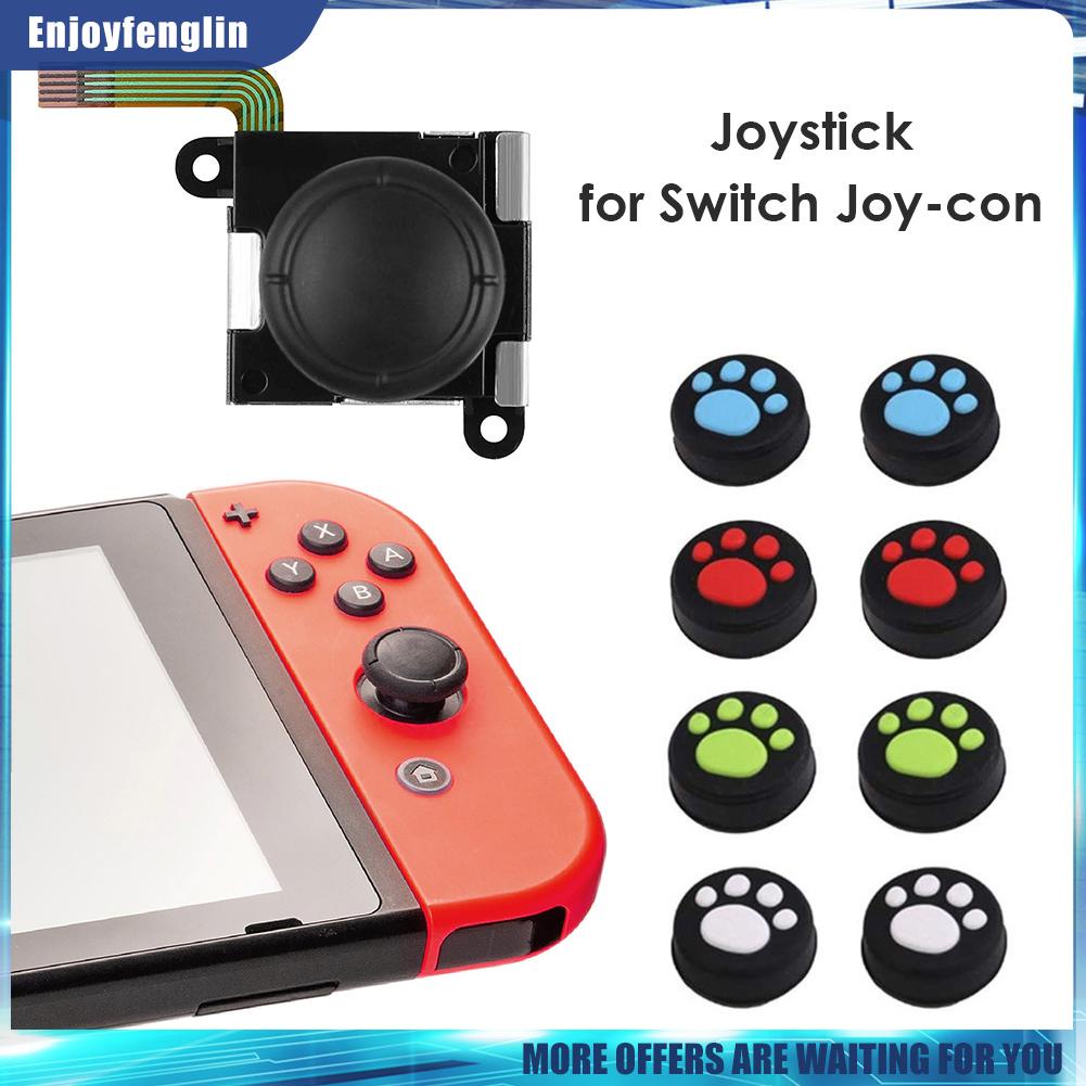 （Enjoyfenglin） 4x Replacement Thumb Joystick for Switch Joy-Con Controller Analog Gamepad