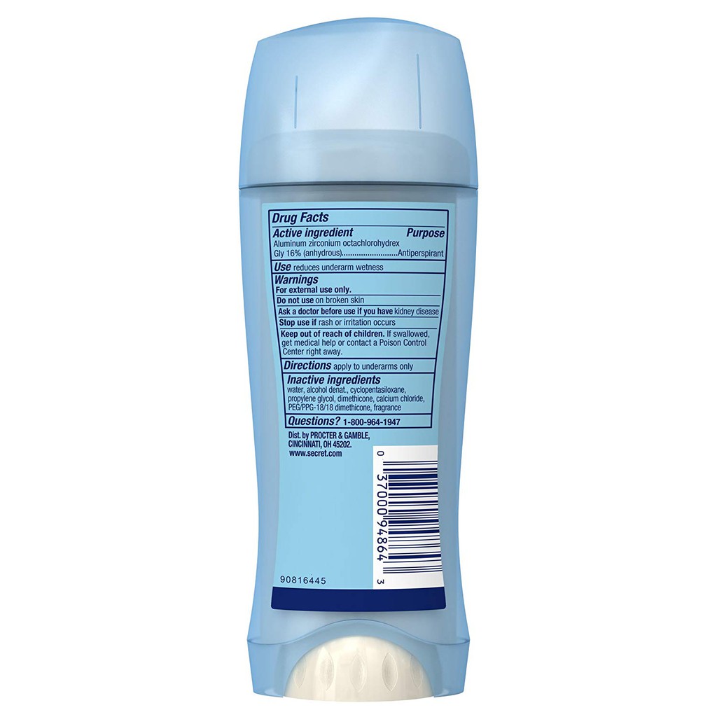 Lăn Khử Mùi Nữ Dạng Gel Hương Hoa Oải Hương Secret Anti-Perspirant Deodorant Clear Gel Luxe Lavender 73g (Mỹ)