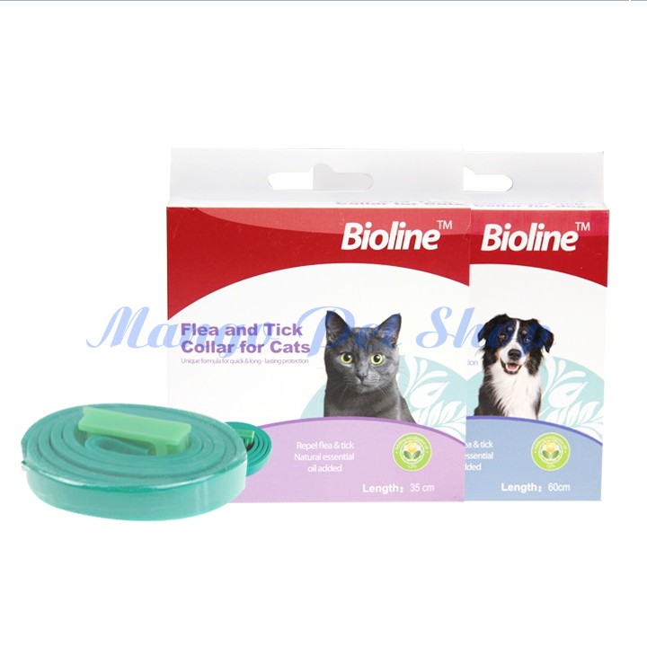 Vòng Cổ Chống Rận Bioline Cho Chó Mèo 35Cm