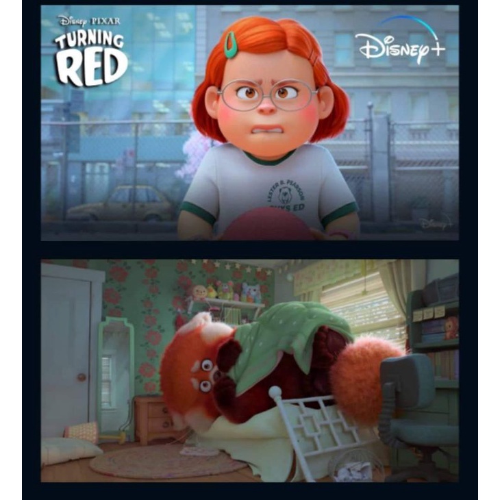 Gấu bông nhân vật trong phim gấu đỏ biến hình