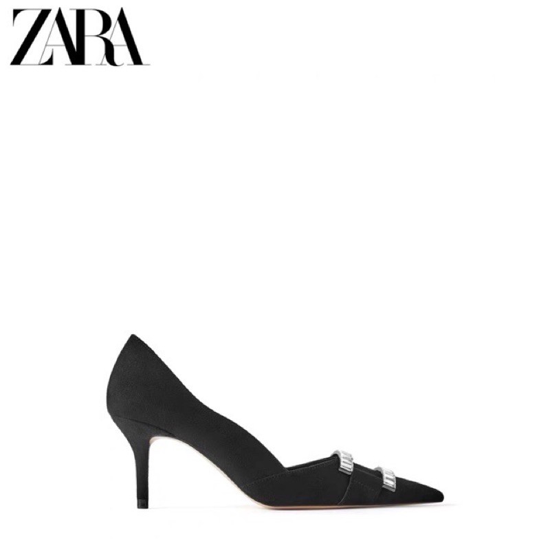 Giày cao gót Zara da lộn