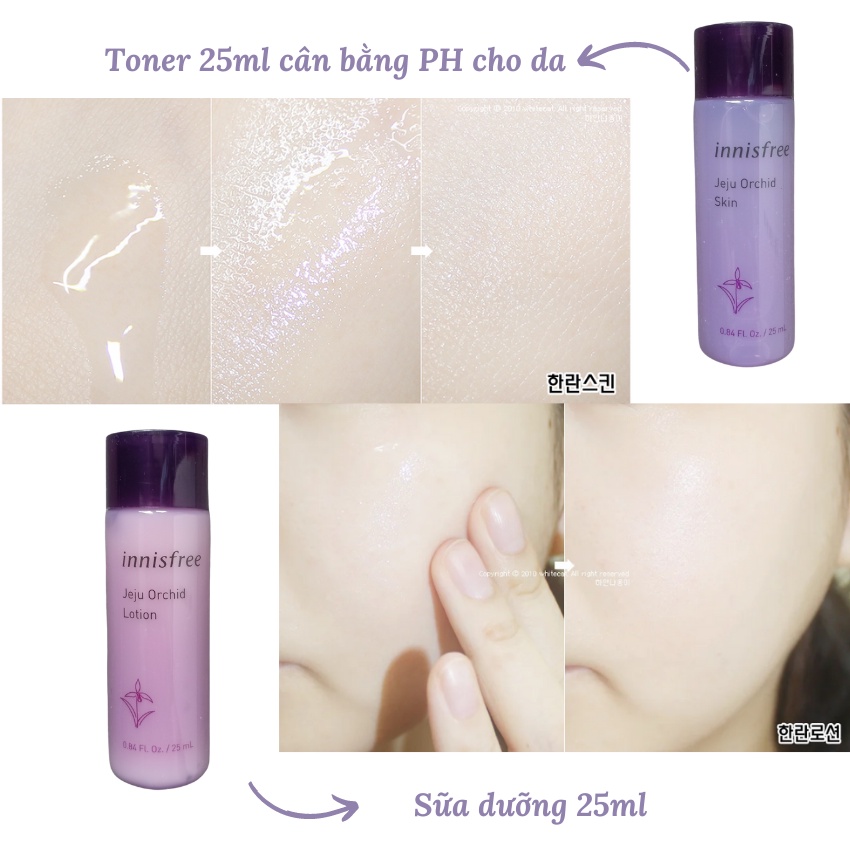 Bộ Dưỡng Da Mini Innisfree Chống Lão Hóa Hoa Lan Tím Jeju Orchid Kit - Kobe Young