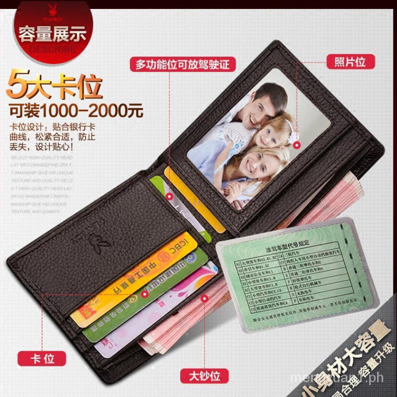 Ví Da Gập Dáng Ngắn Phong Cách Cổ Điển Thời Trang Sang Trọng Cho Nam