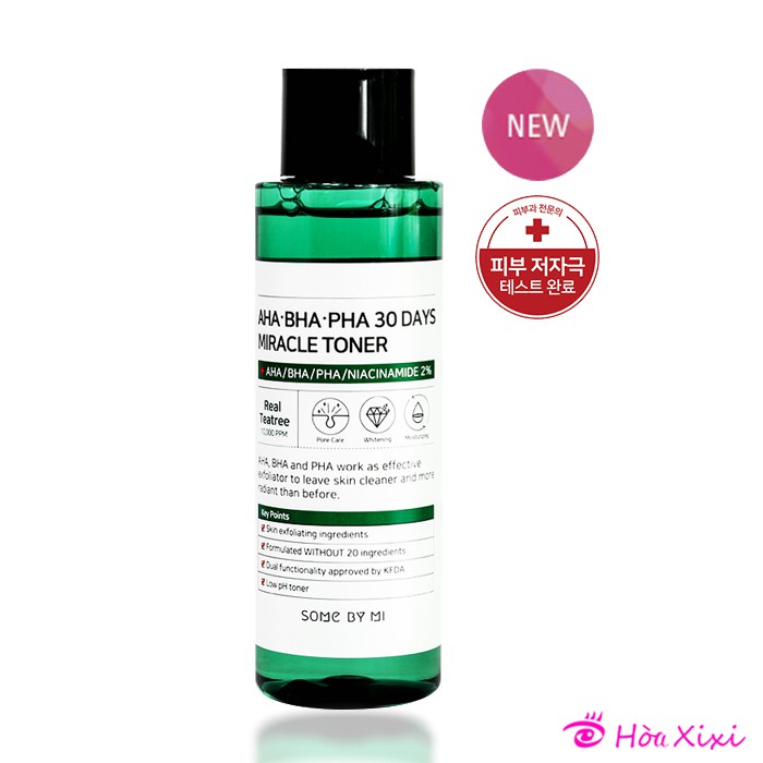 Nước hoa hồng Somebymi Some By Mi AHA BHA PHA 30days Miracle Toner Tea Tree 150ml | WebRaoVat - webraovat.net.vn