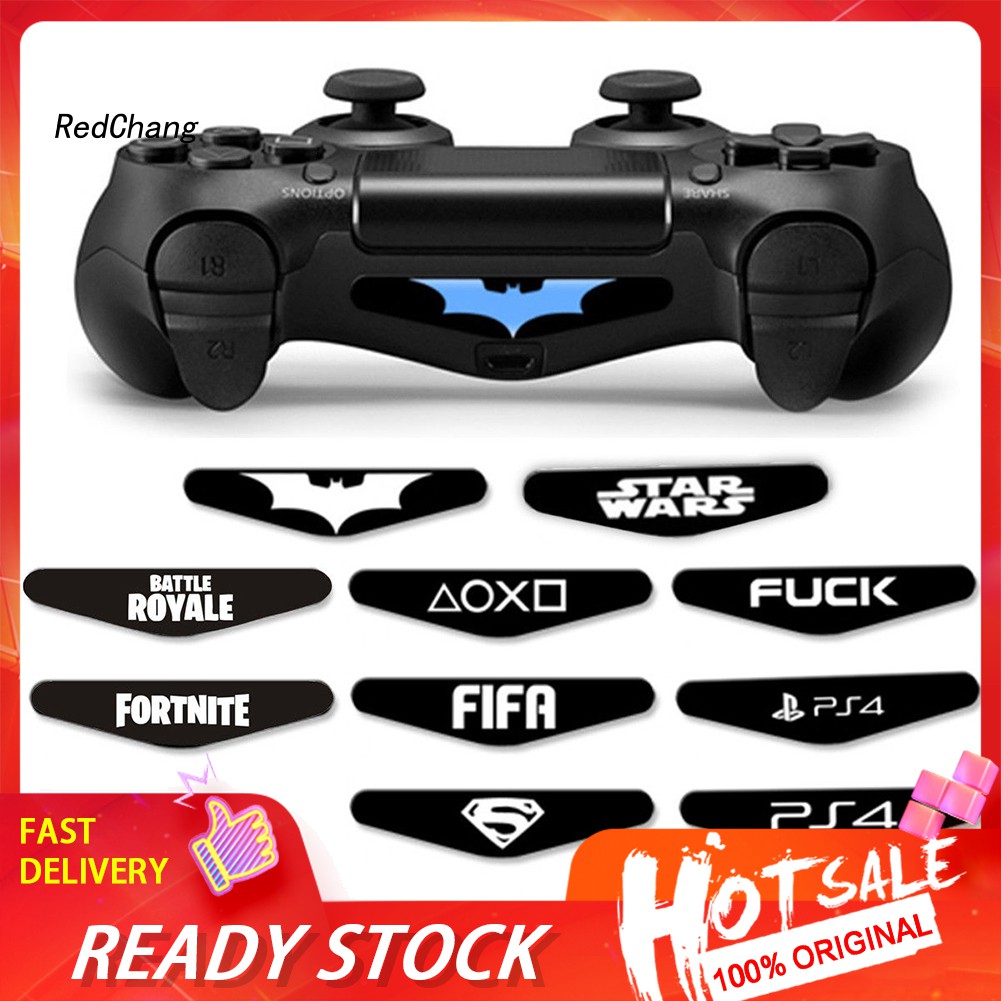 ☆YX☆2Pcs Controller LED Light Bar Stickers Decal Pro Slim